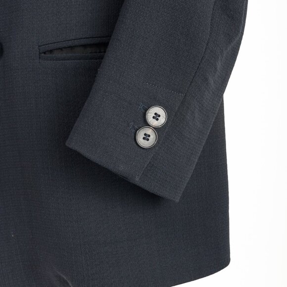 Forte Forte AW/14 Navy Wool-Blend Crepe Single-Breasted Blazer - Picture 6 of 11